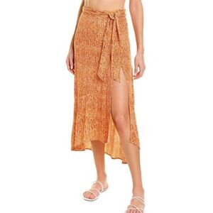 L*Space Ashlyn Midi Skirt Wild Bunch Cover up NWT Large